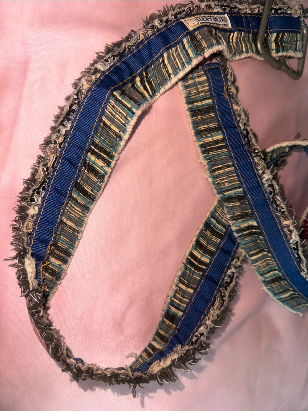Lucky Brand Retro fabric belt - Picture 11 of 12